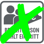 Begleitperson zahlt keinen Eintritt