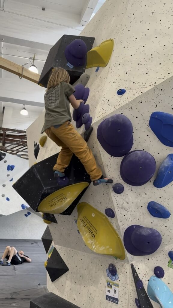 Die Halle ist sehr abwechslungsreich