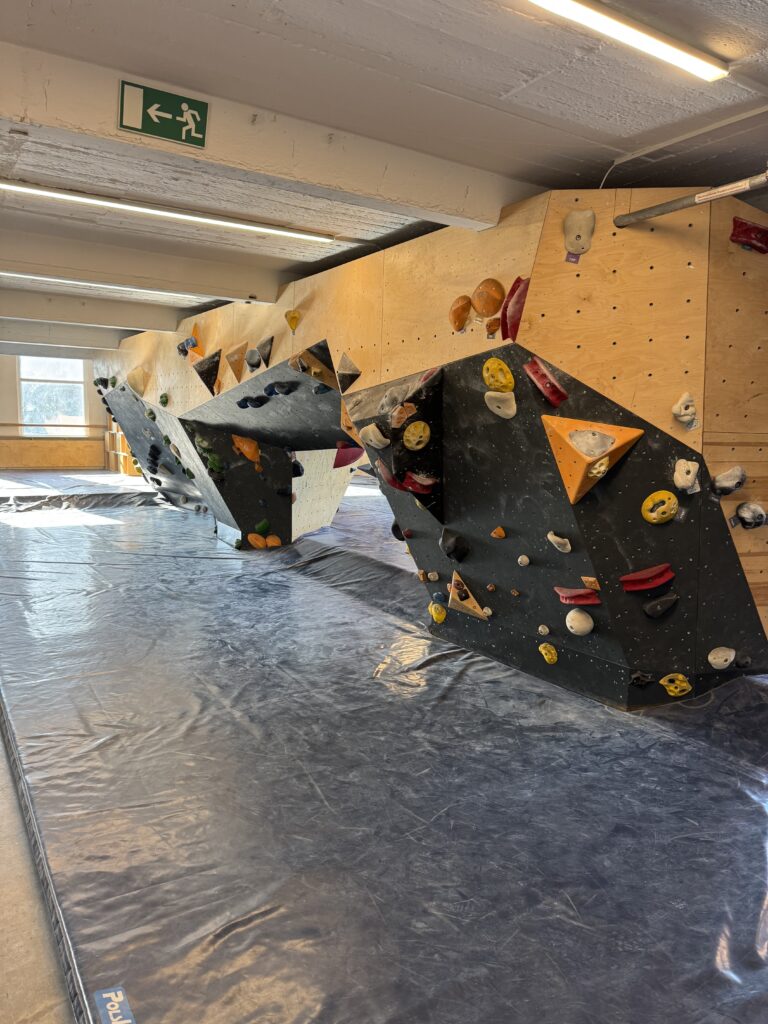 Boulderbereich mit vielen interessanten Boulderproblemen