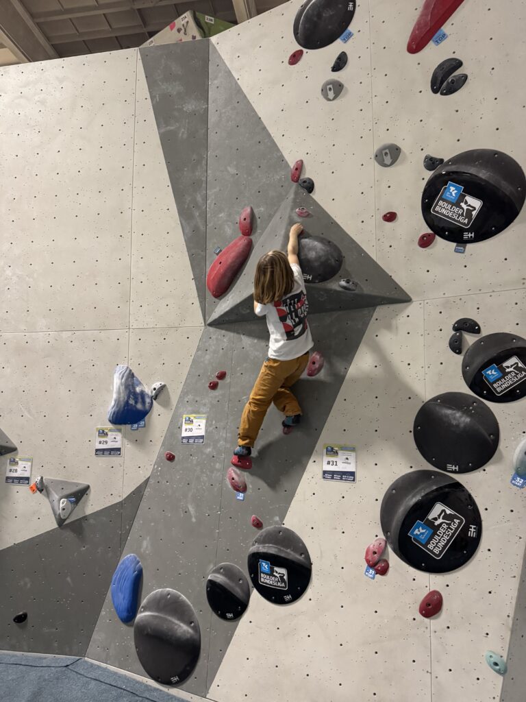 Schön geschraubte Boulderstrecken