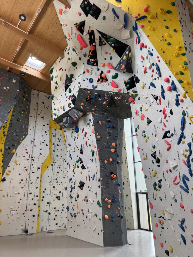 Schöner Kletterbereich in der Energiewände