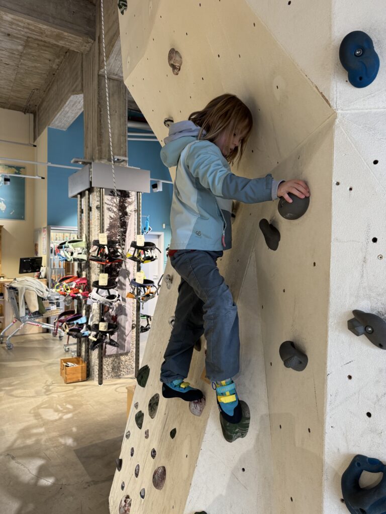 Bewegungstest im Laden