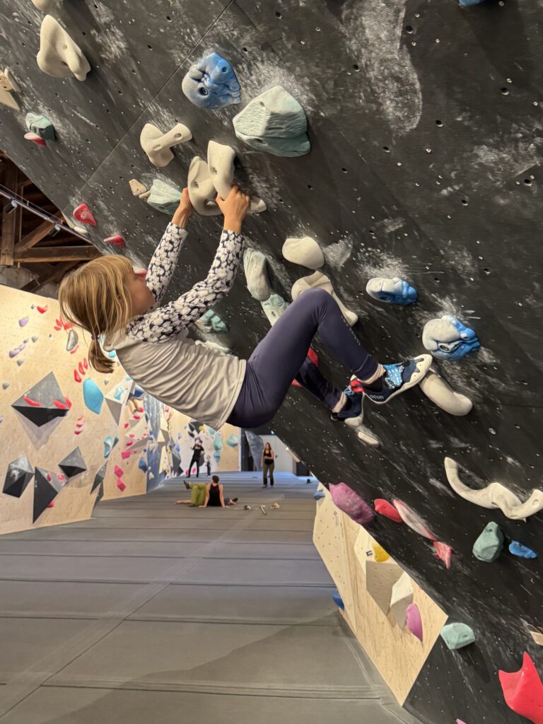 erste Versuche mit dem OCUN Ribbit im Überhang