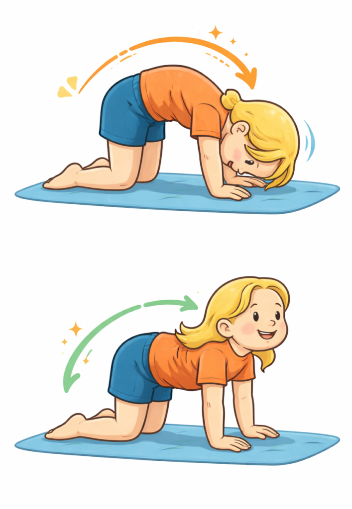 Mobilisierung - Katze-Kuh