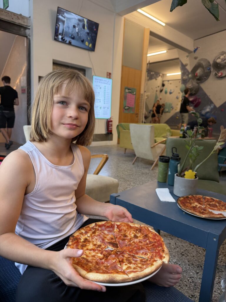 lecker Pizza im Newton